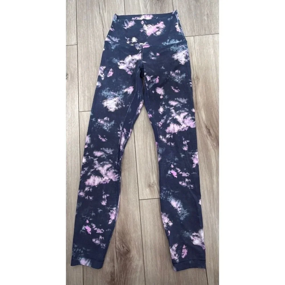 Lululemon Tie Dye Leggings Size 2 25